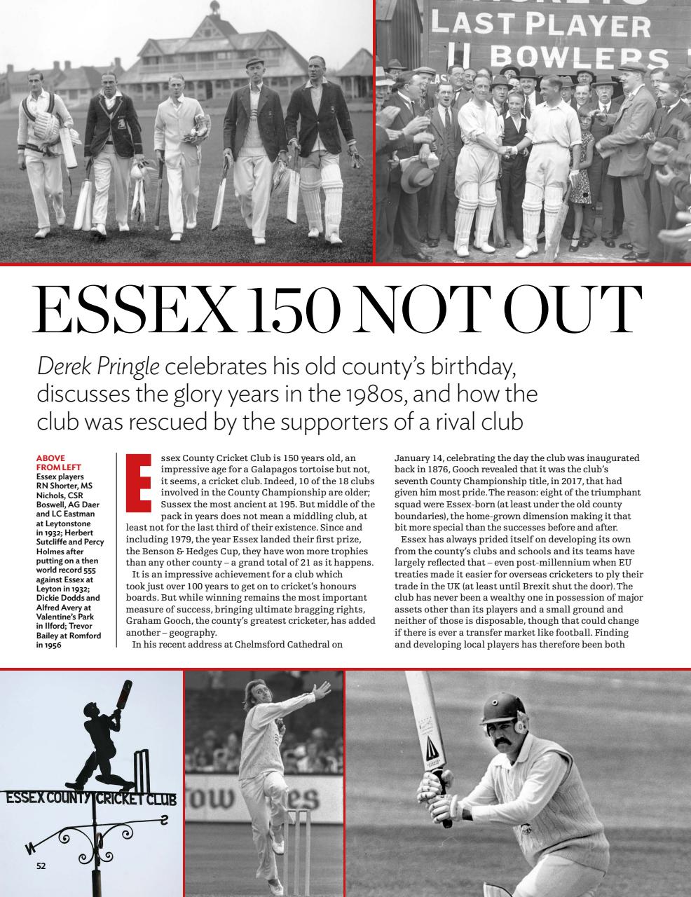 The Cricketer Magazine Preview Pages
