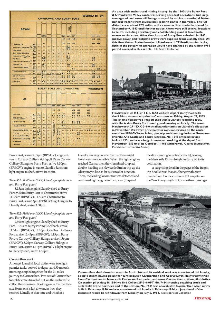 Steam Days Preview Pages