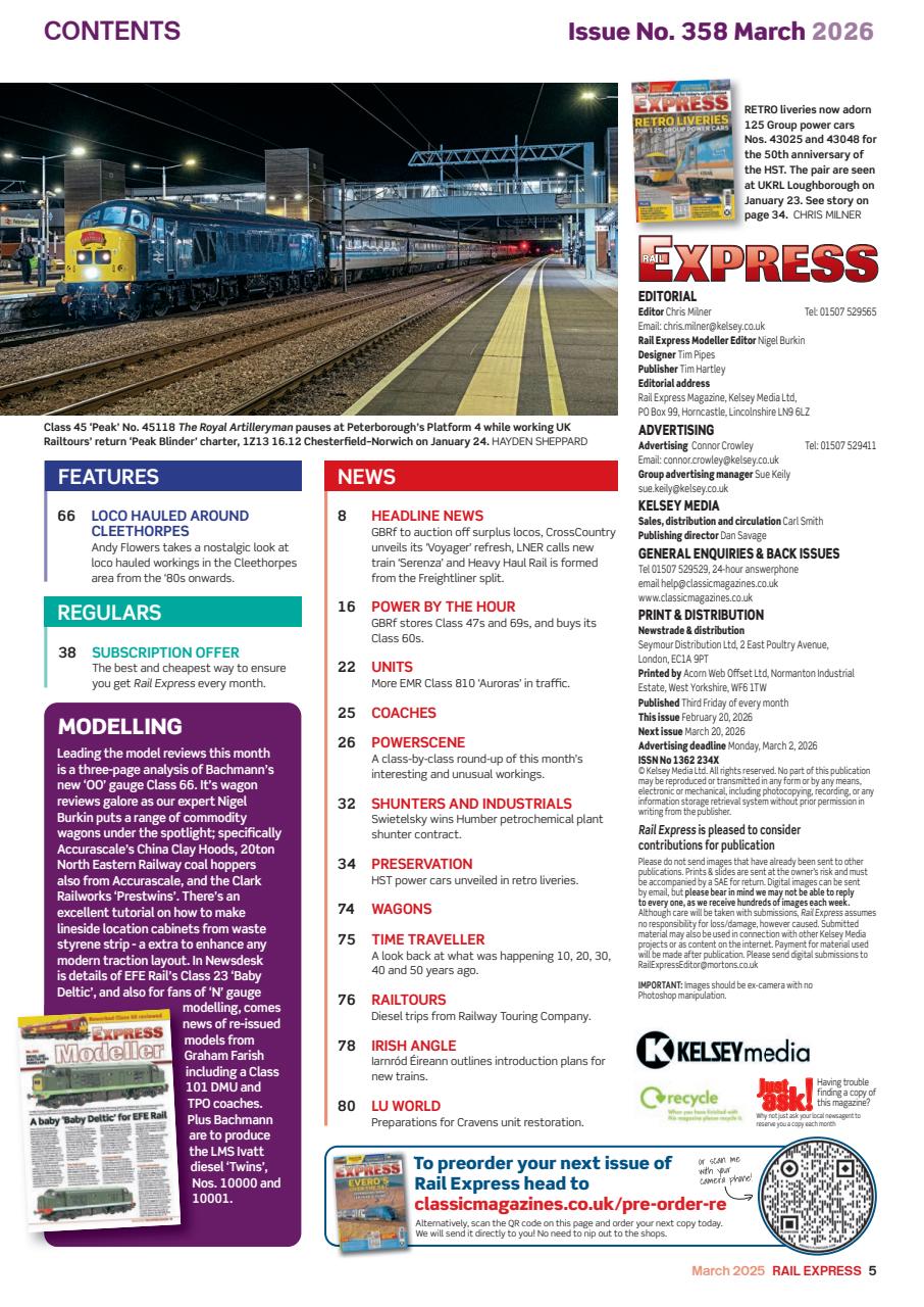 Rail Express Preview Pages