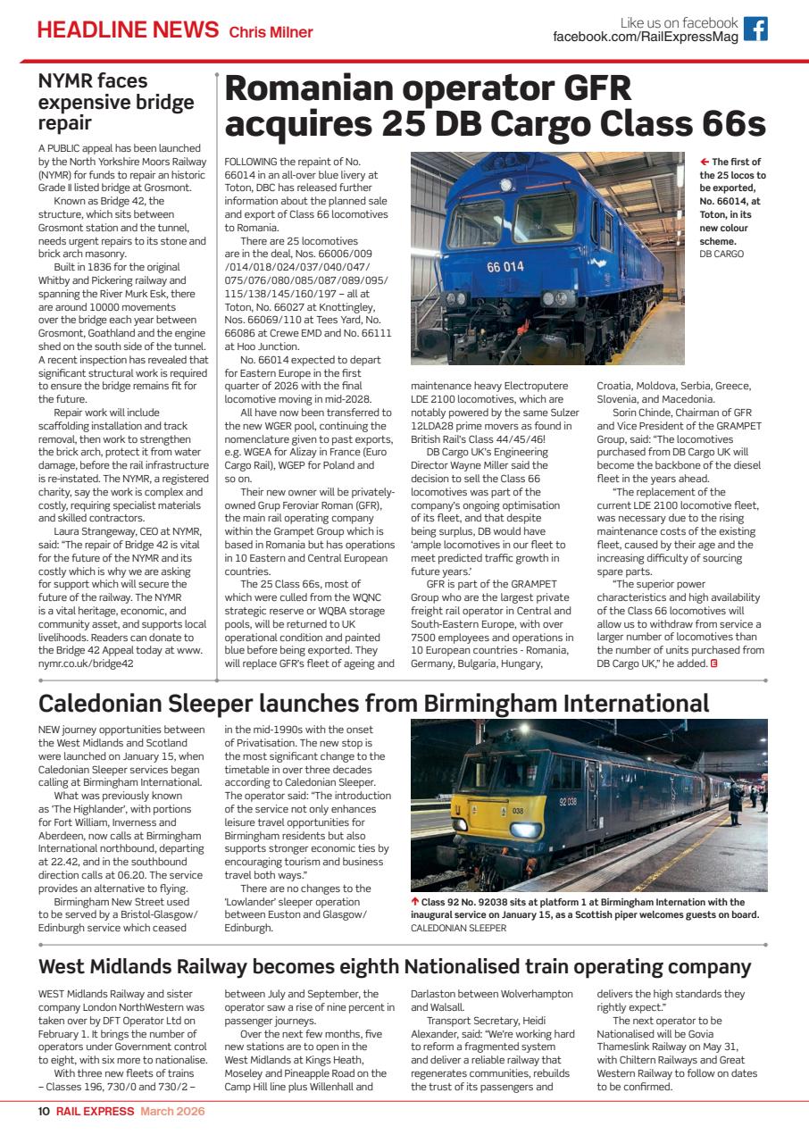 Rail Express Preview Pages