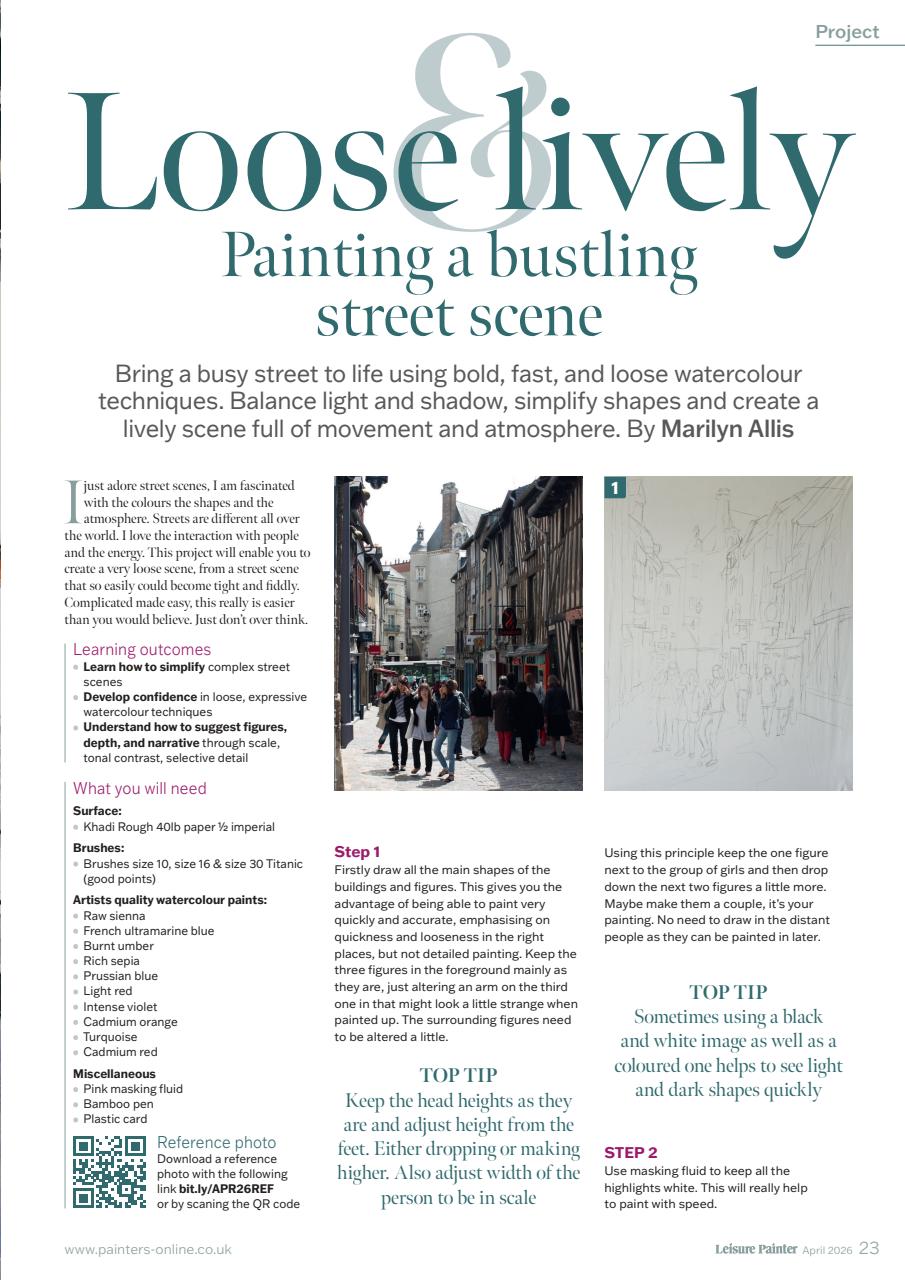 Leisure Painter & The Artist Preview Pages