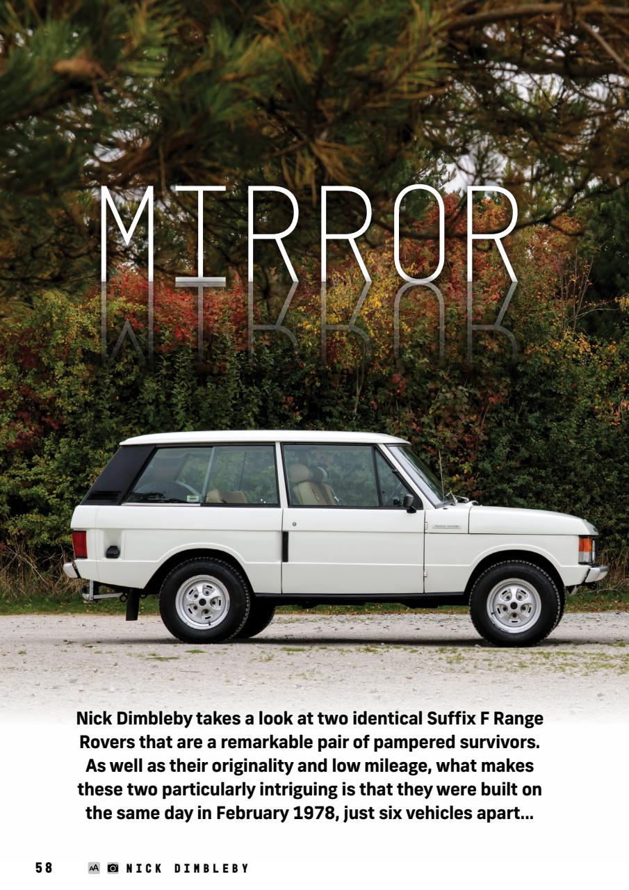 Land Rover Monthly Preview Pages
