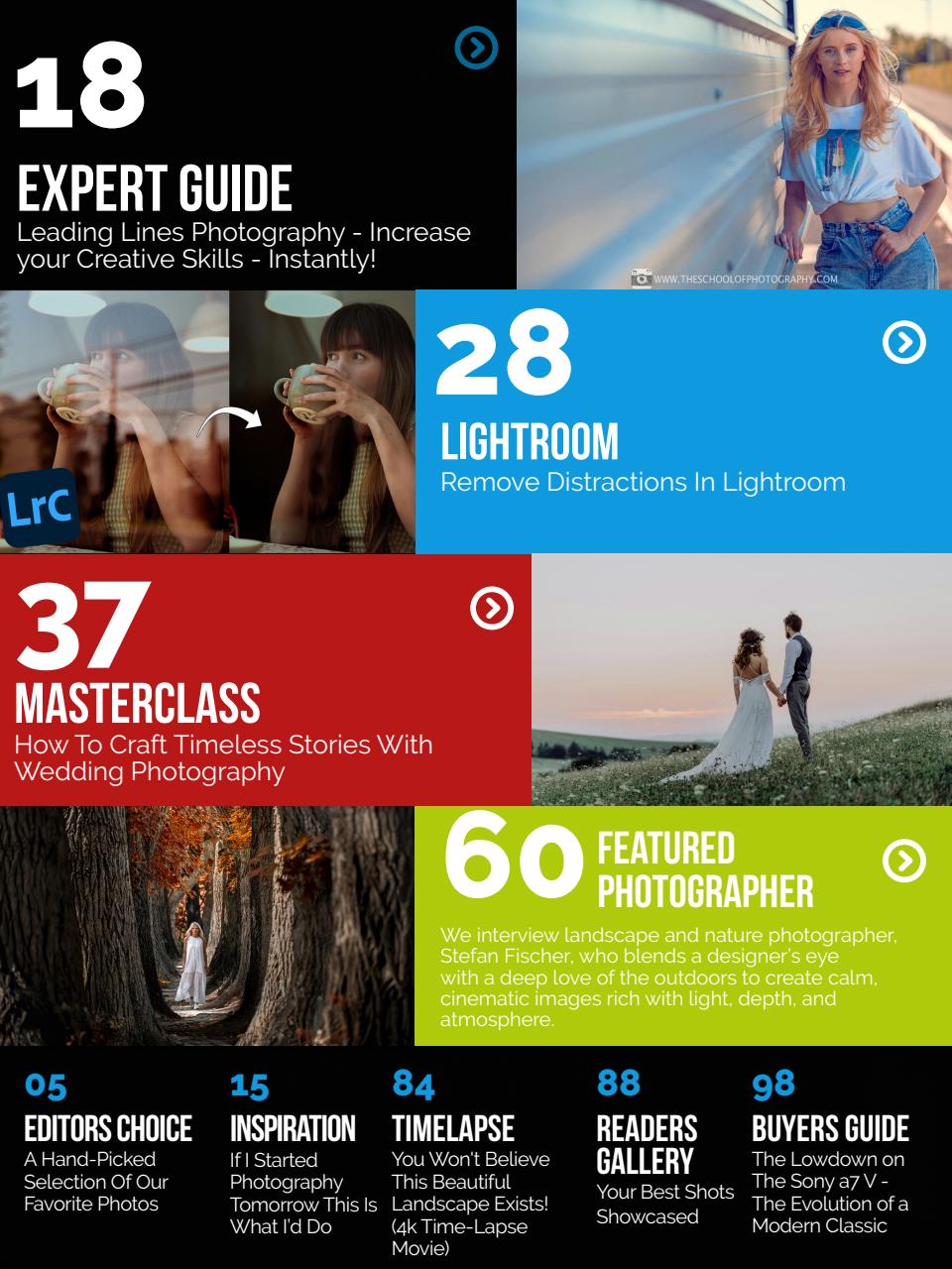 Photography Masterclass Magazine Preview Pages