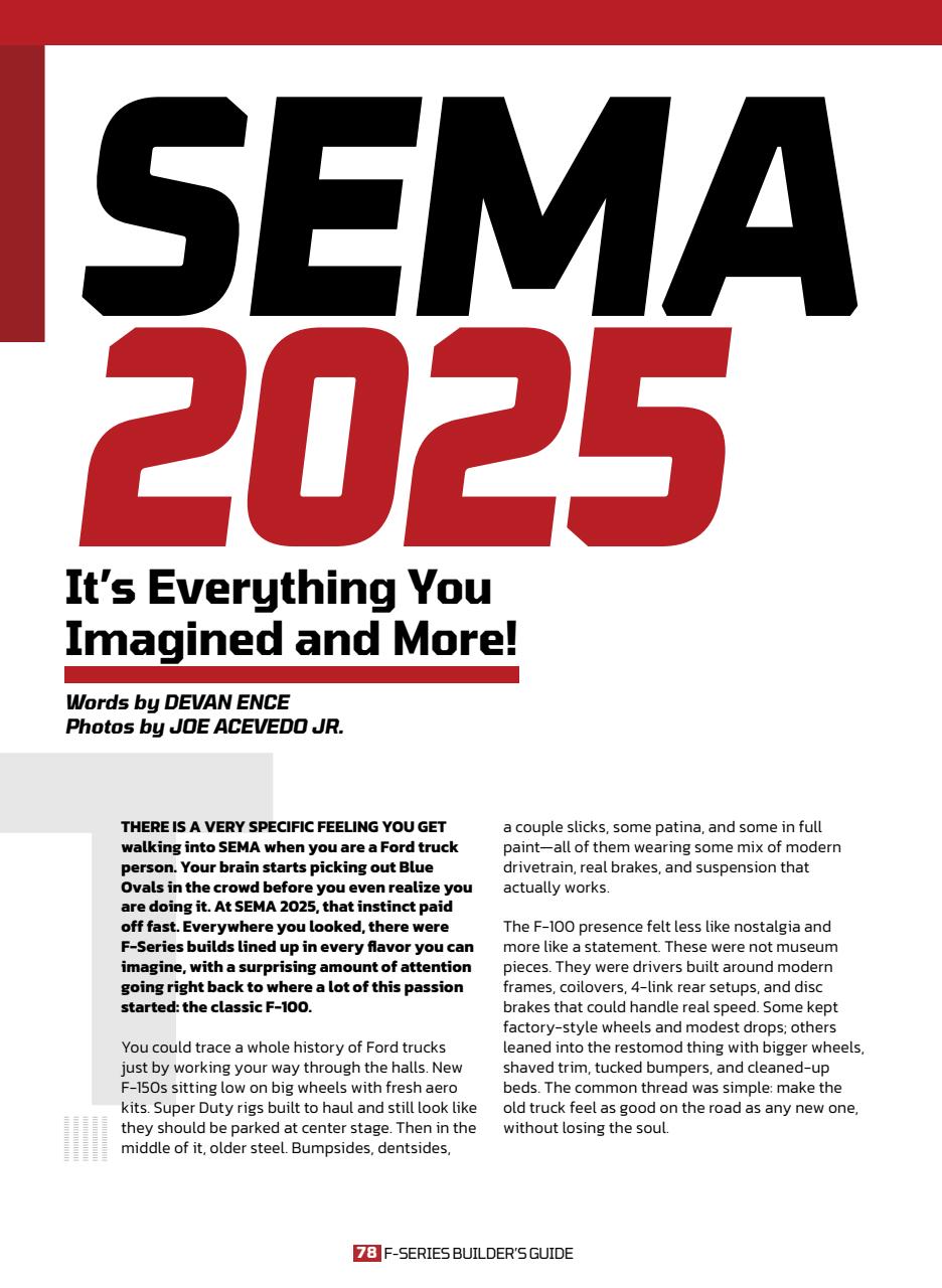 F-Series Builder's Guide Preview Pages