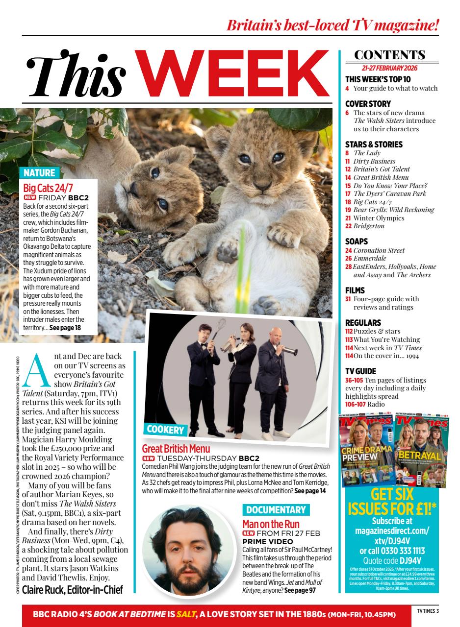 TV Times Preview Pages