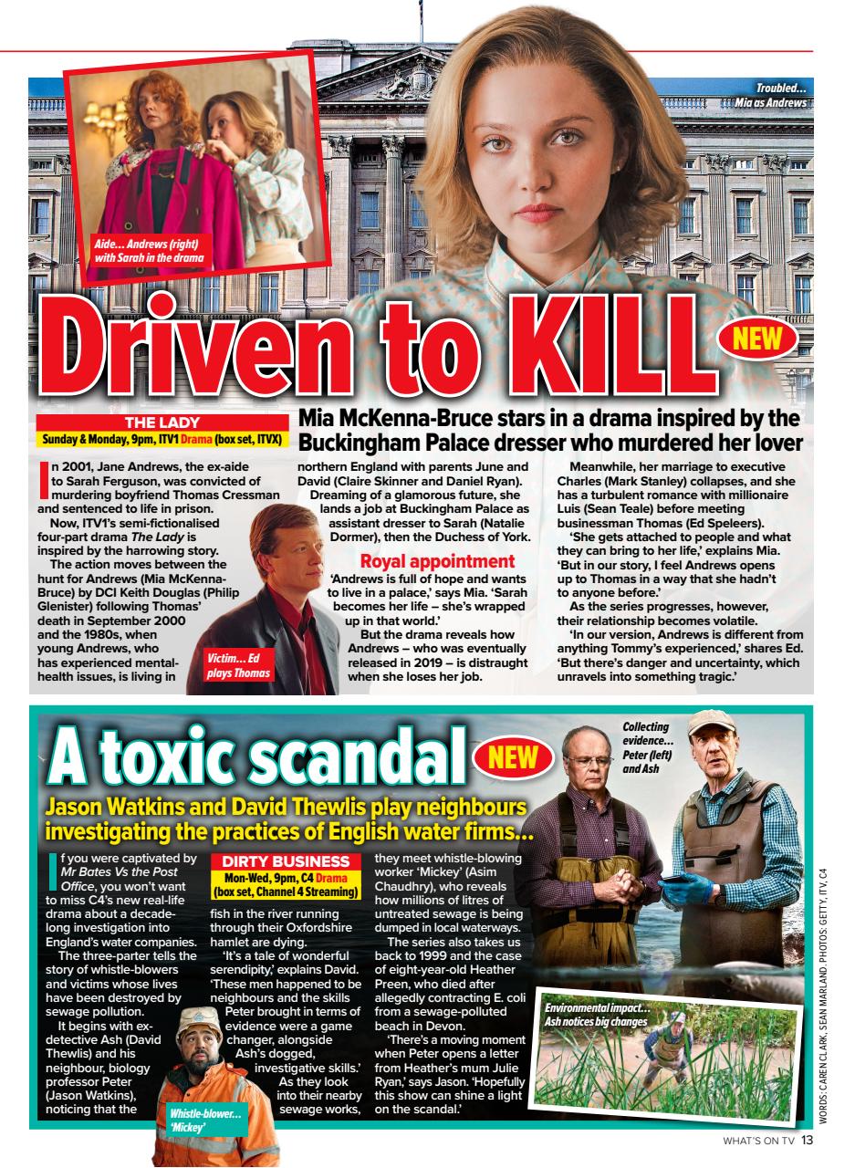 What's on TV Preview Pages