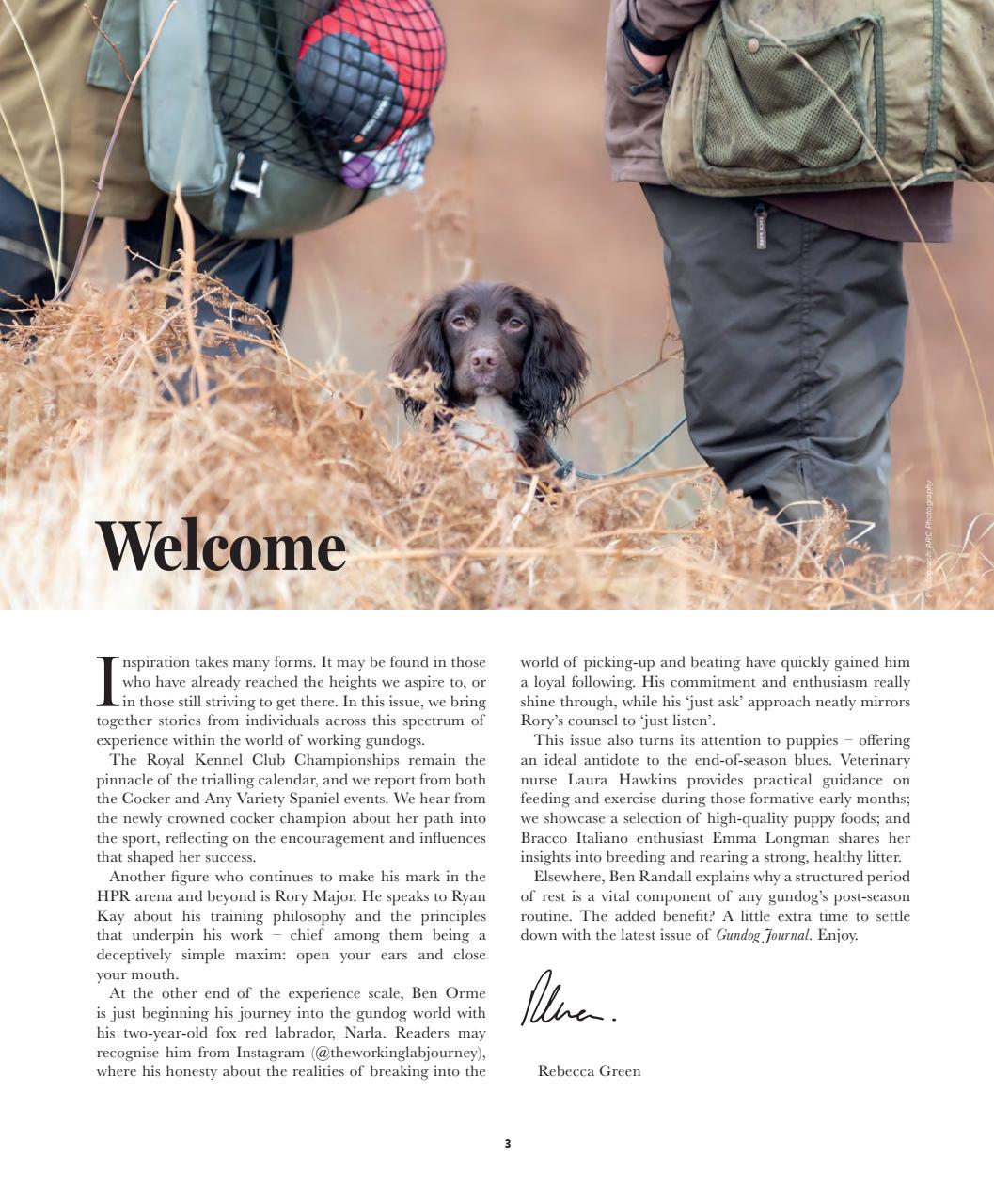 Gundog Journal Preview Pages
