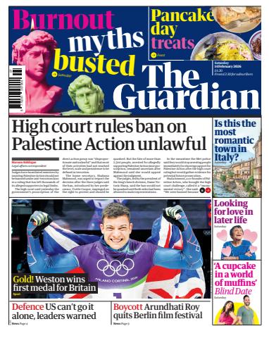 The Guardian Newspaper issue Saturday, 14 February 2026