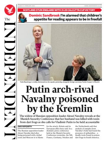 Sunday, 15 February 2026 issue Sunday, 15 February 2026