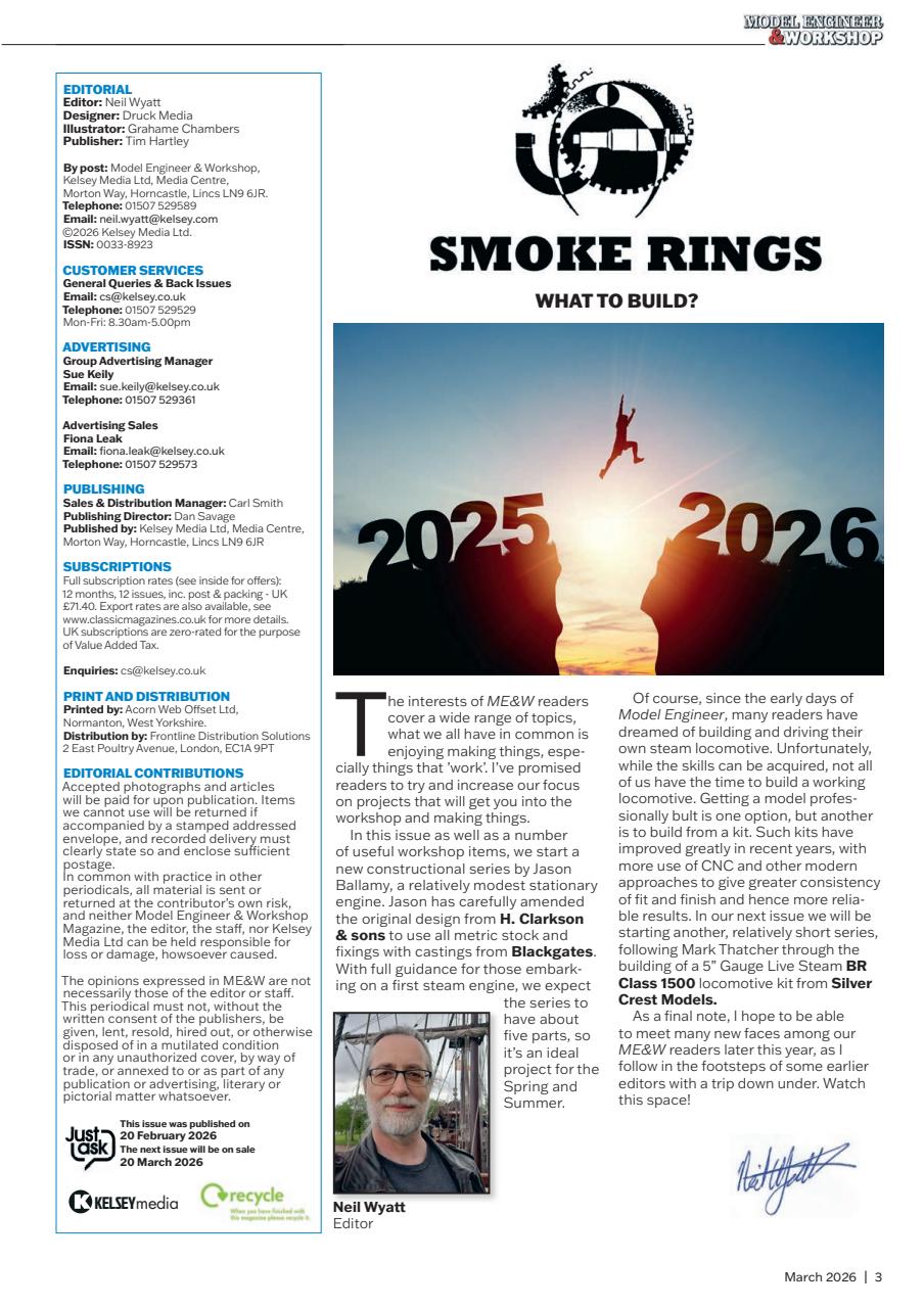 Model Engineer & Workshop Magazine Preview Pages