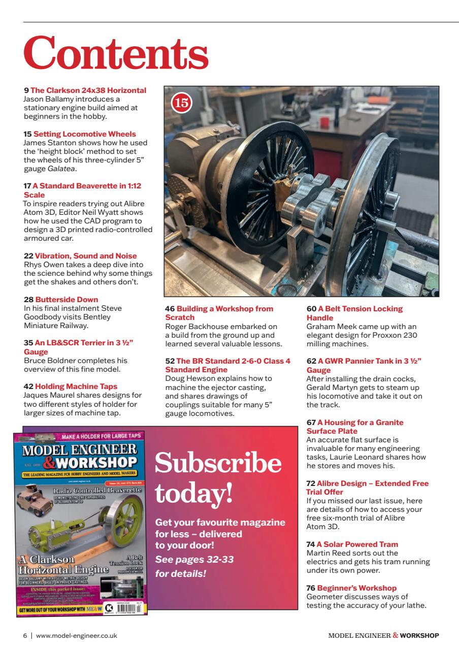 Model Engineer & Workshop Magazine Preview Pages