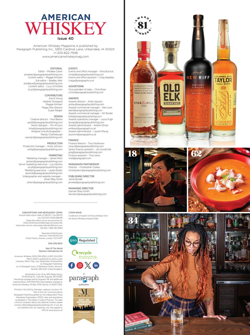 American Whiskey Magazine Preview Pages