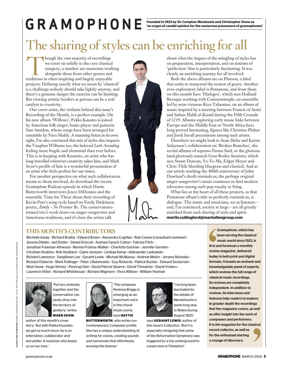 Gramophone Preview Pages