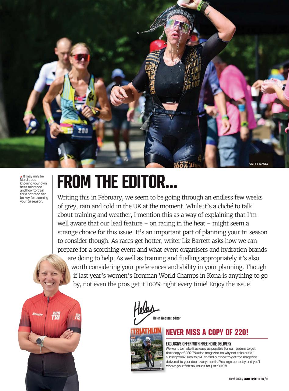 220 Triathlon Magazine Preview Pages