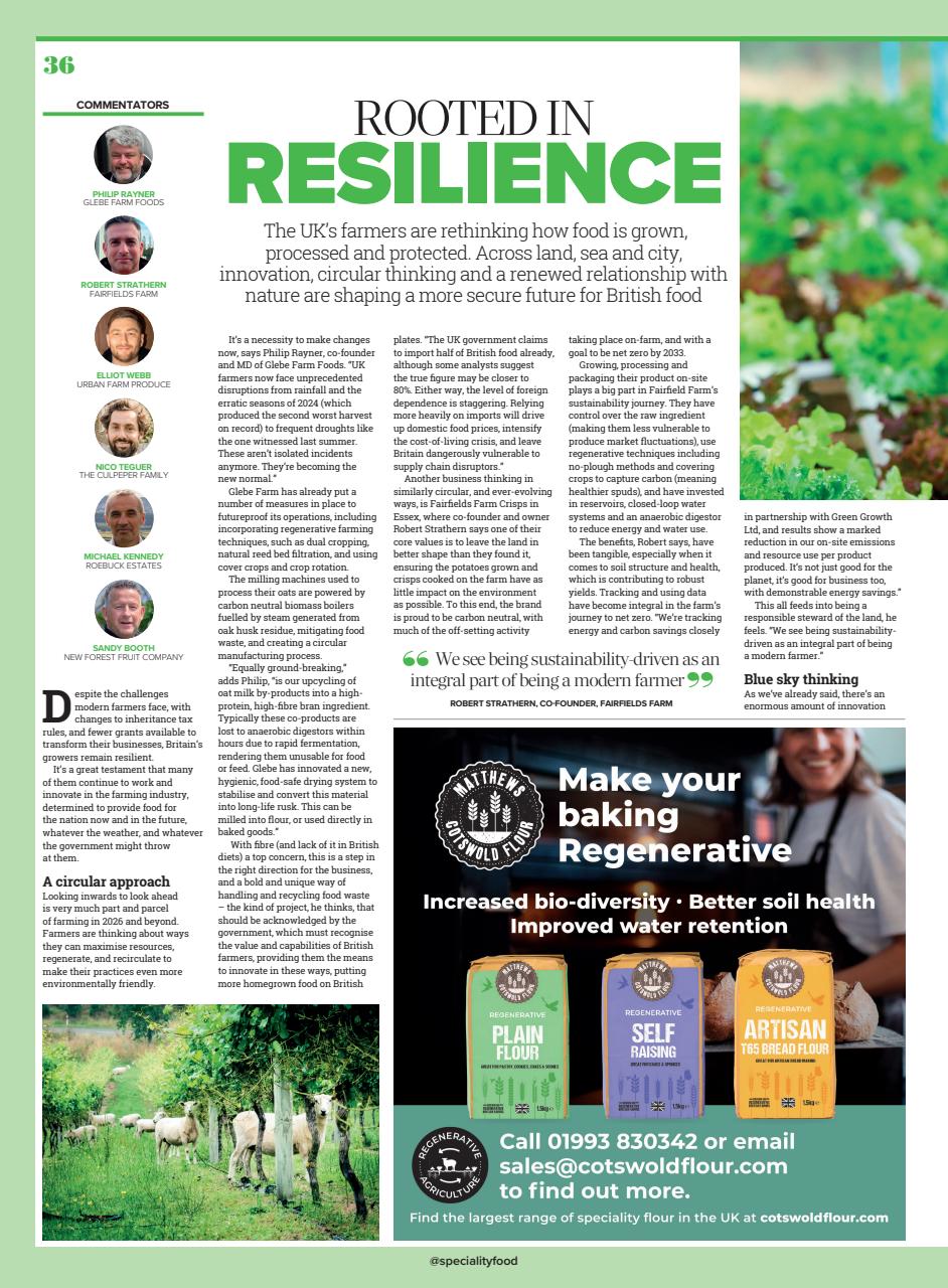 Speciality Food Preview Pages