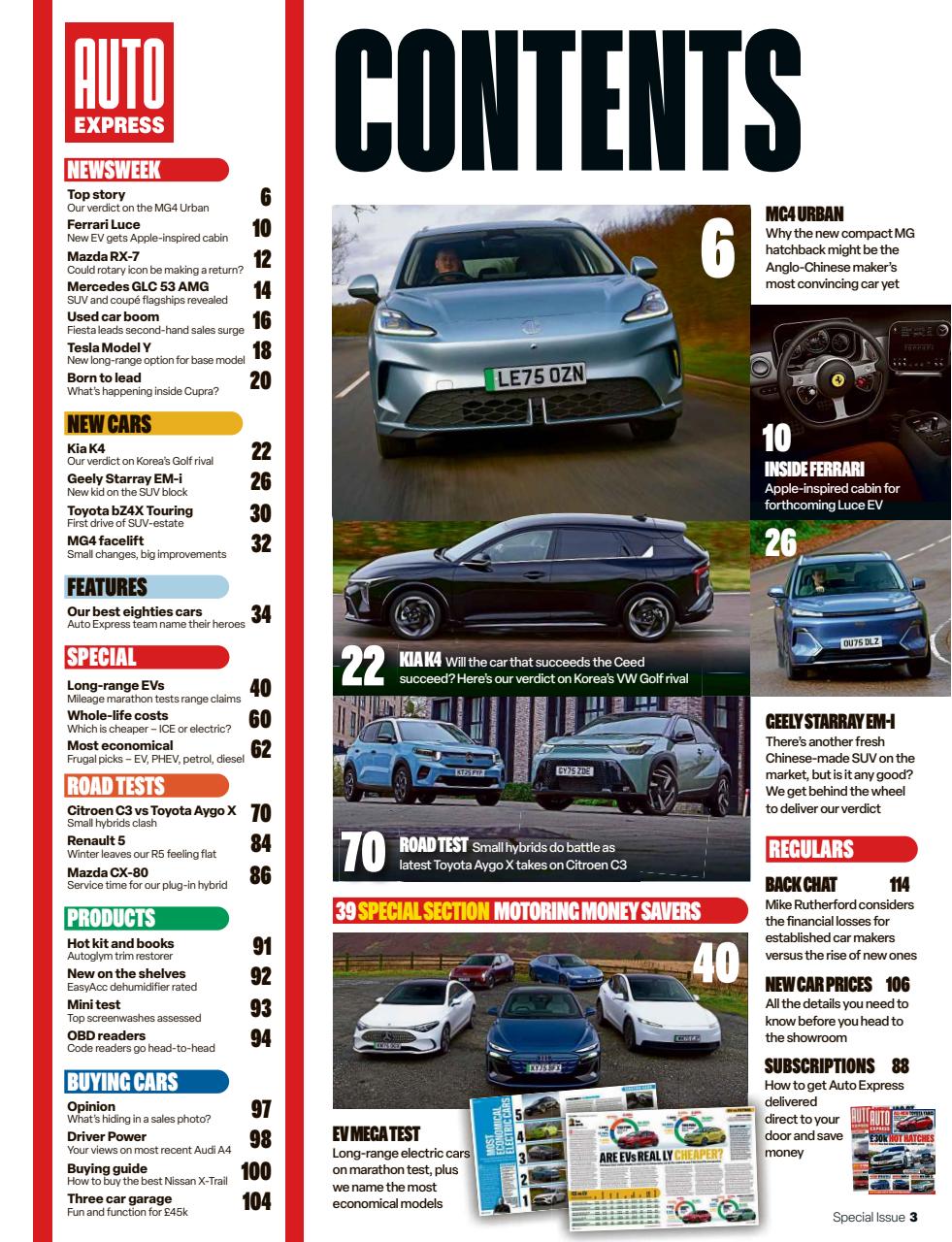 Auto Express Preview Pages