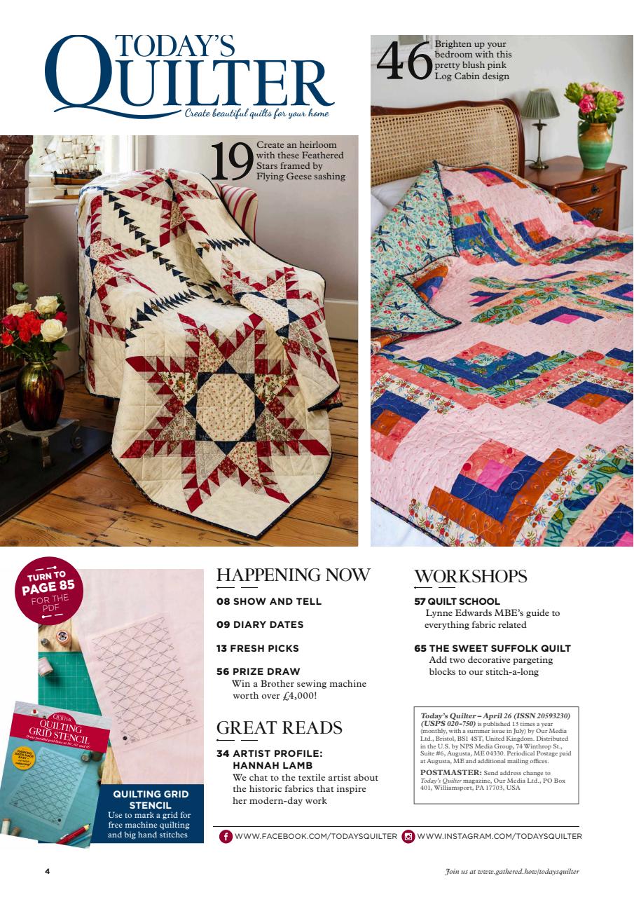 Today’s Quilter Preview Pages