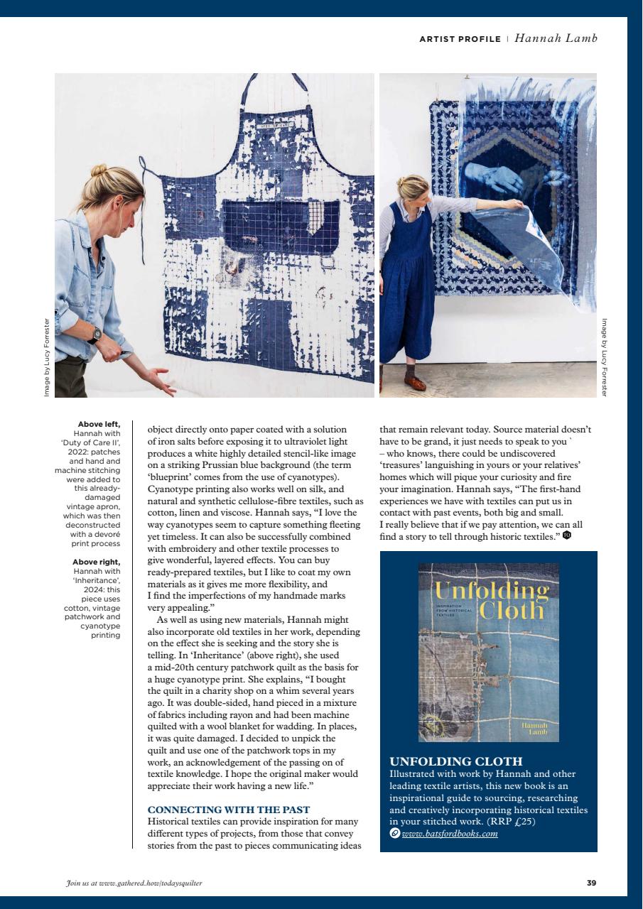 Today’s Quilter Preview Pages
