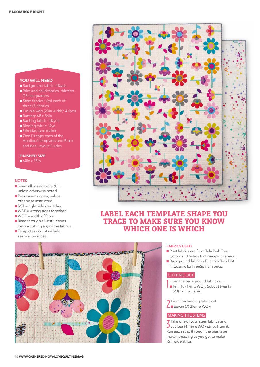 Love Patchwork & Quilting Preview Pages