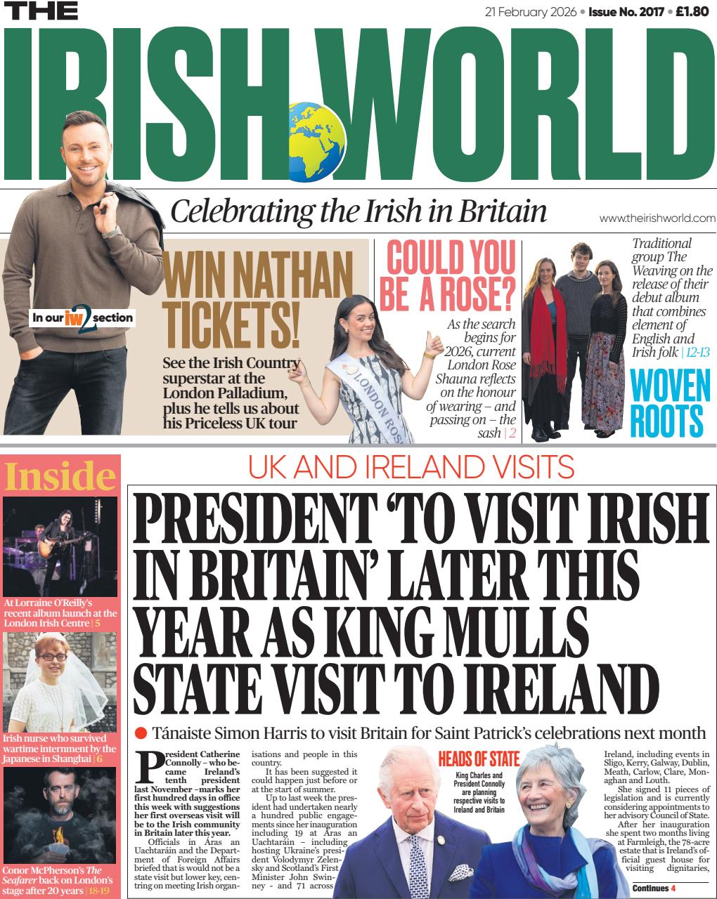 Irish World Preview Pages