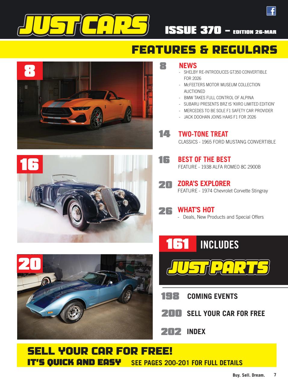 JUST CARS Preview Pages