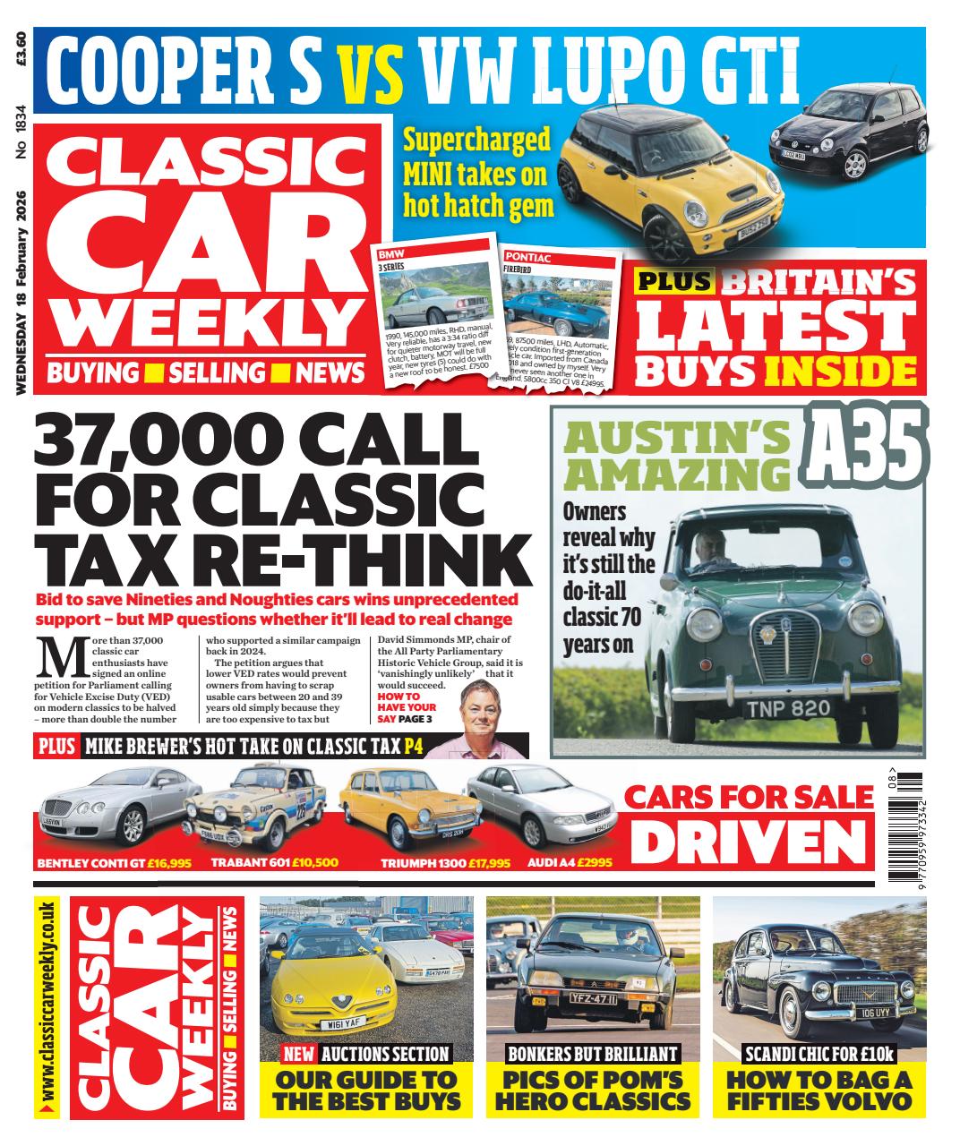 Classic Car Weekly Preview Pages