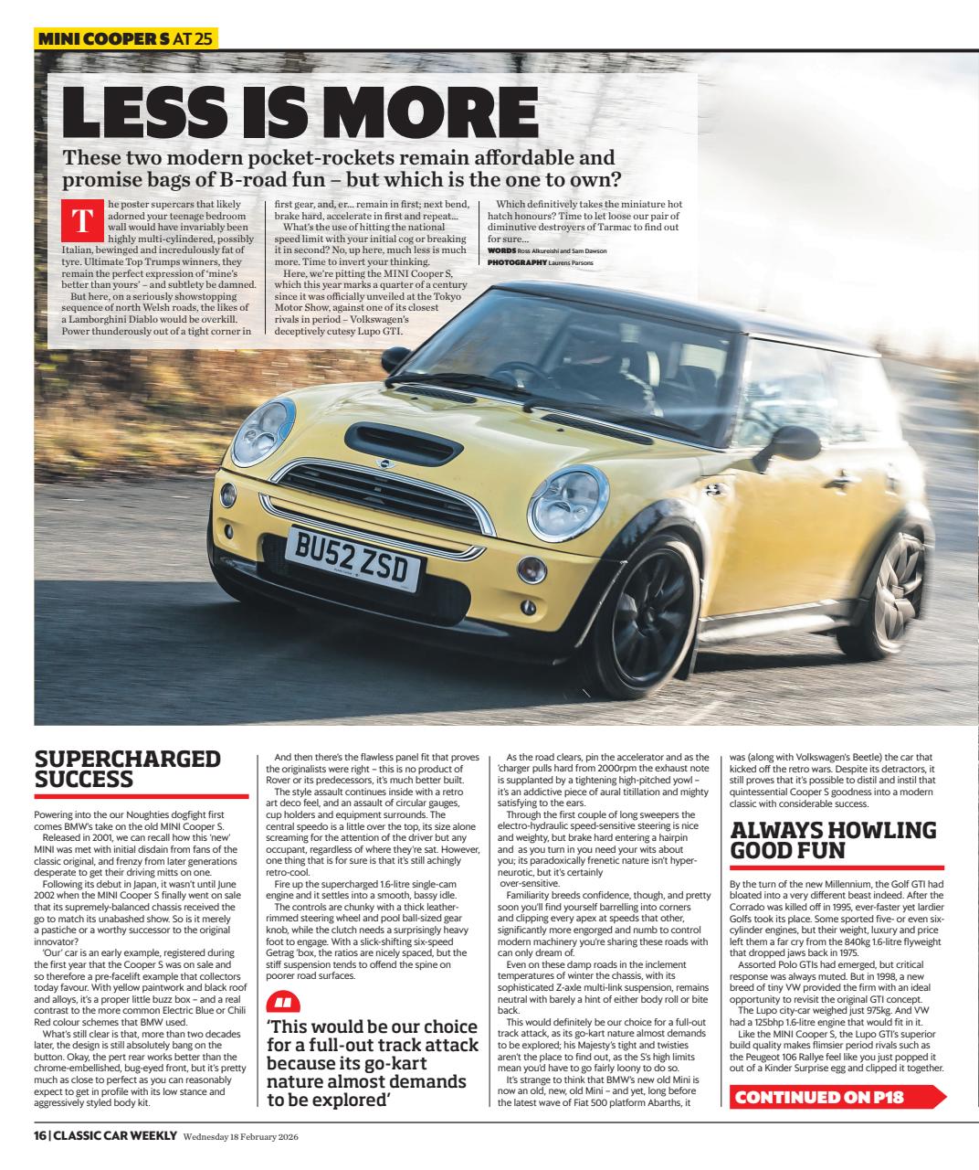 Classic Car Weekly Preview Pages