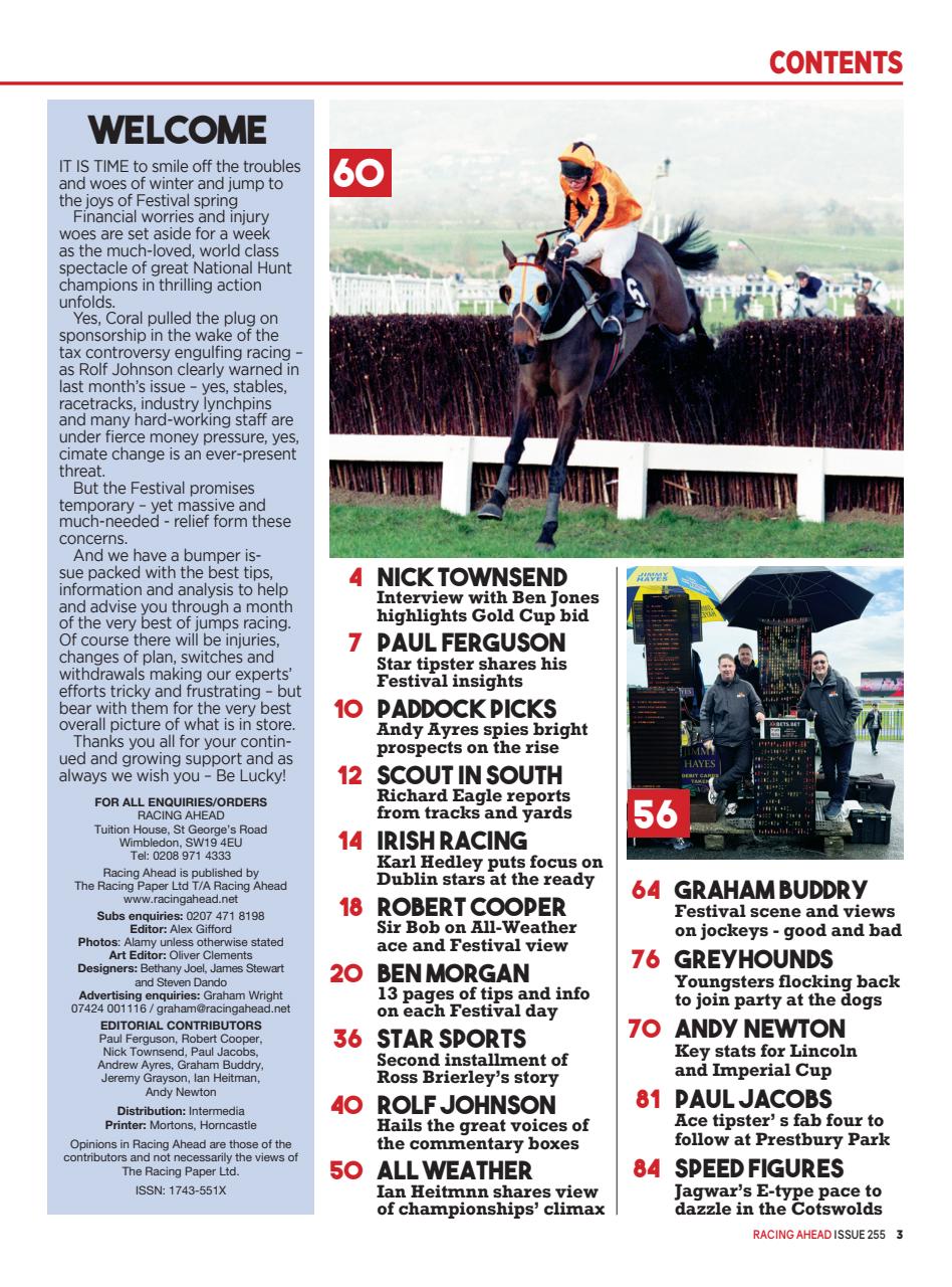 Racing Ahead Preview Pages