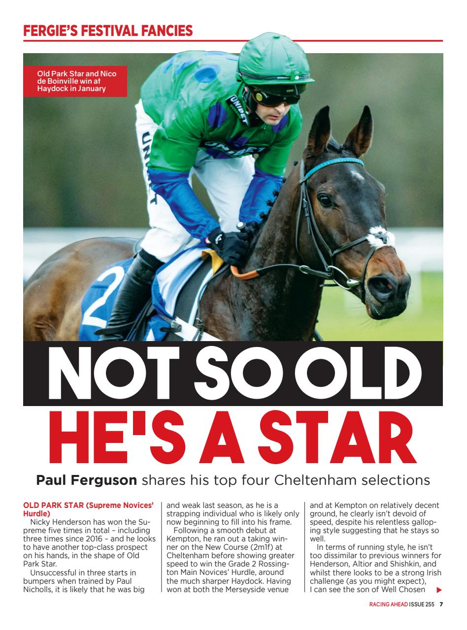 Racing Ahead Preview Pages