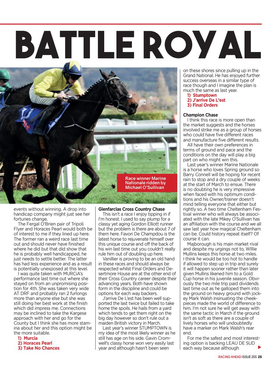 Racing Ahead Preview Pages