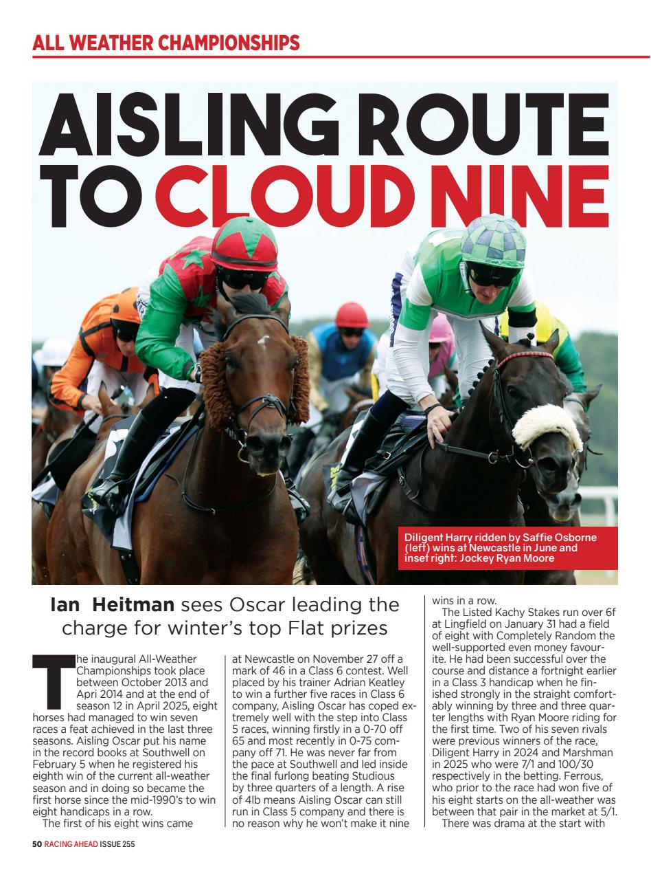 Racing Ahead Preview Pages