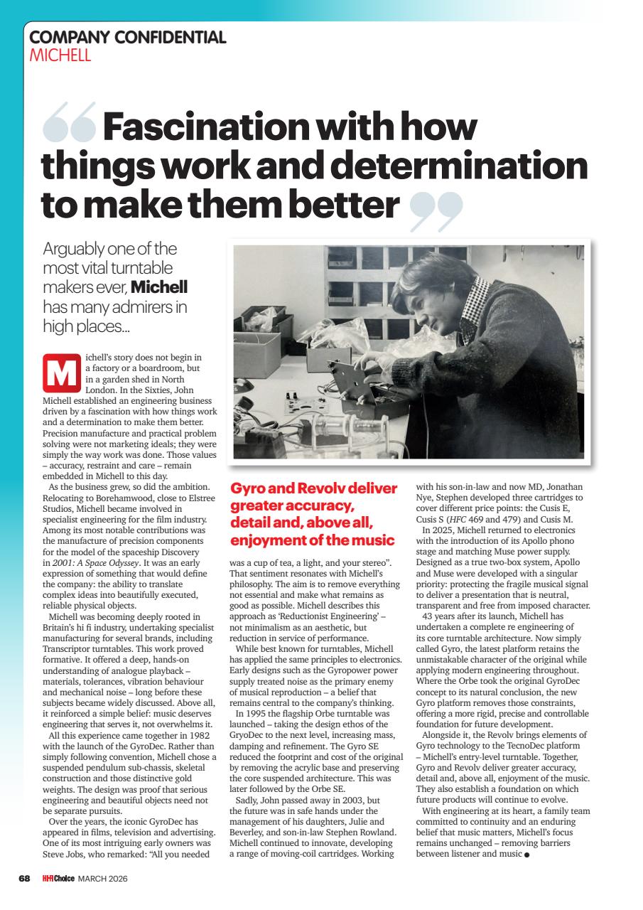 Hi-Fi Choice Preview Pages