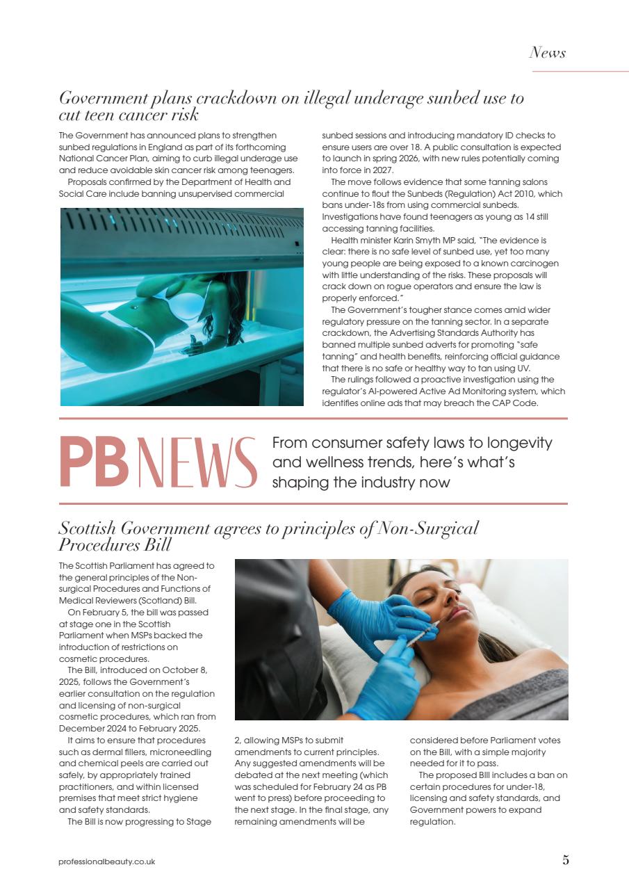 Professional Beauty Preview Pages