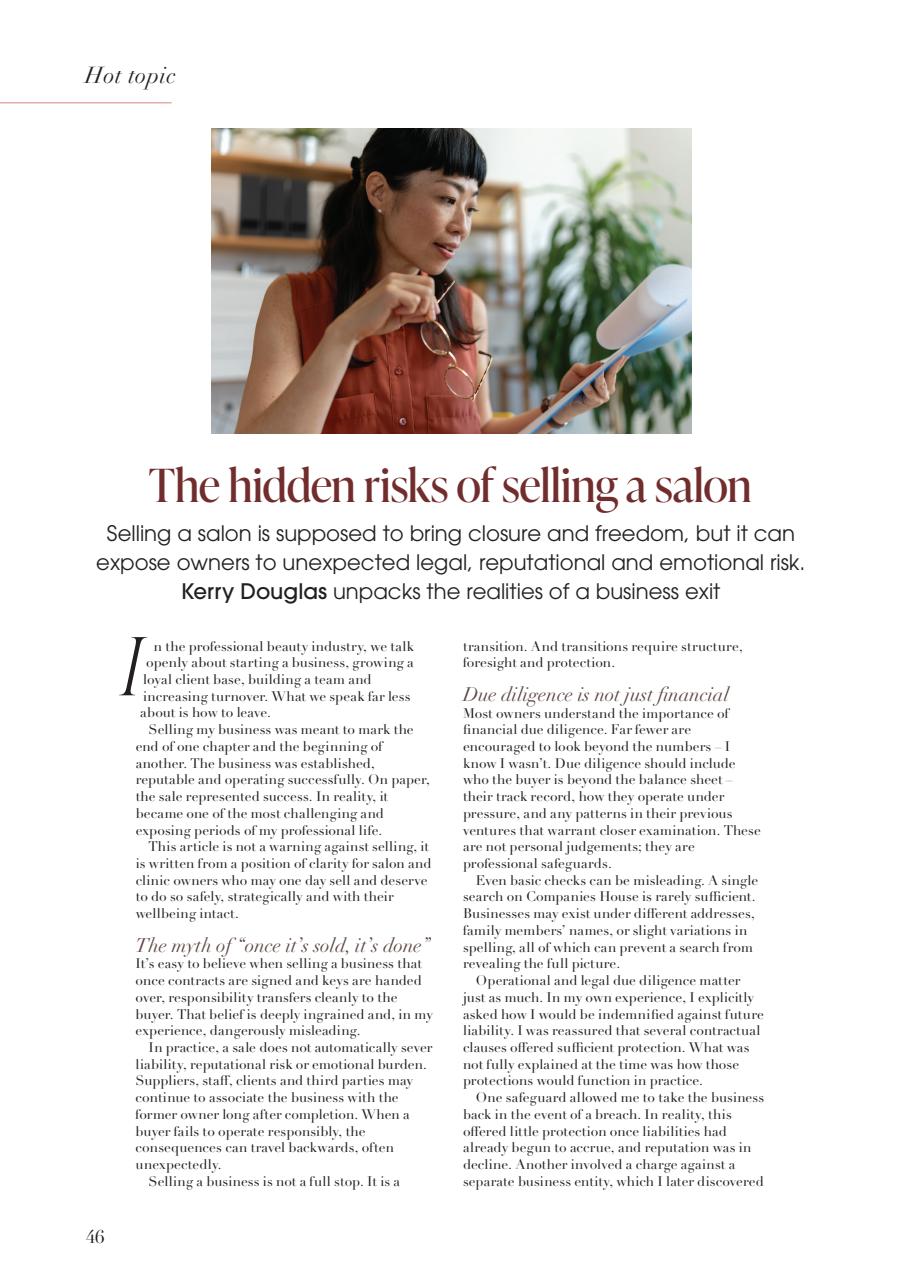 Professional Beauty Preview Pages