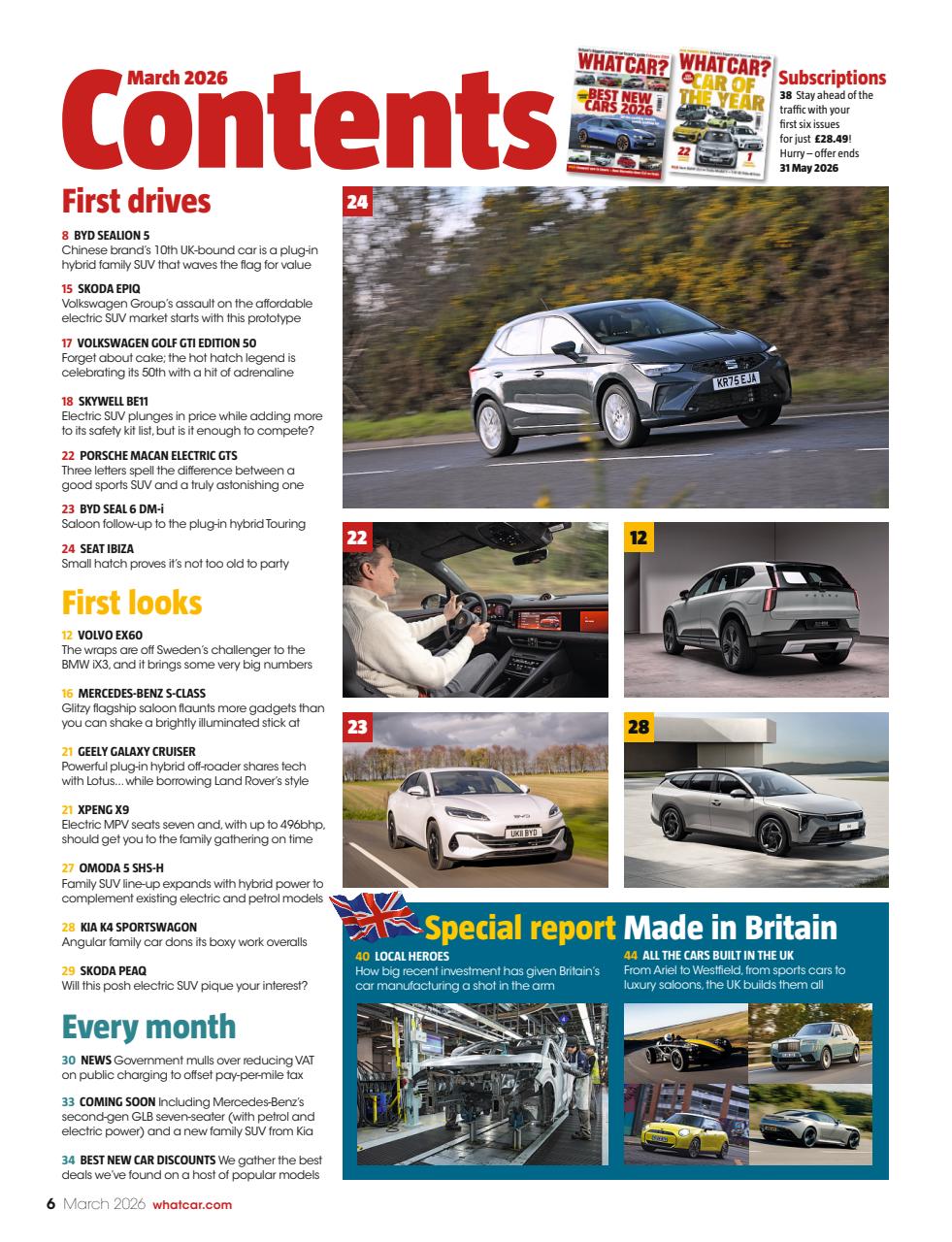 What Car? Preview Pages