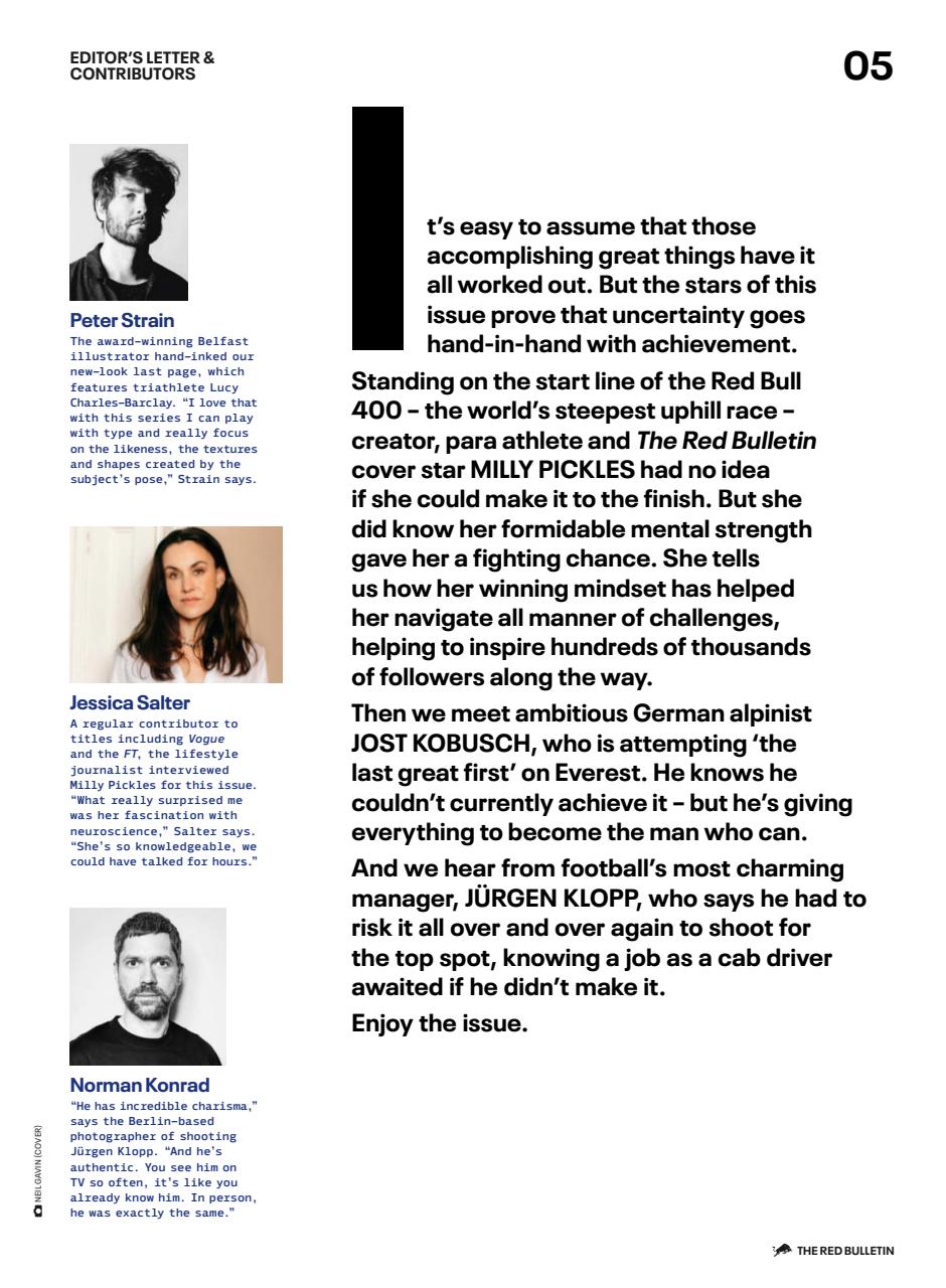 The Red Bulletin UK Edition Preview Pages