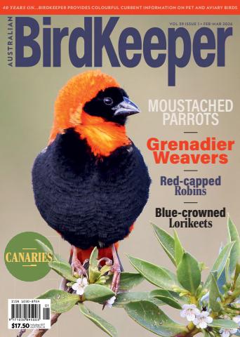 Australian Birdkeeper Magazine issue Volume 39.1