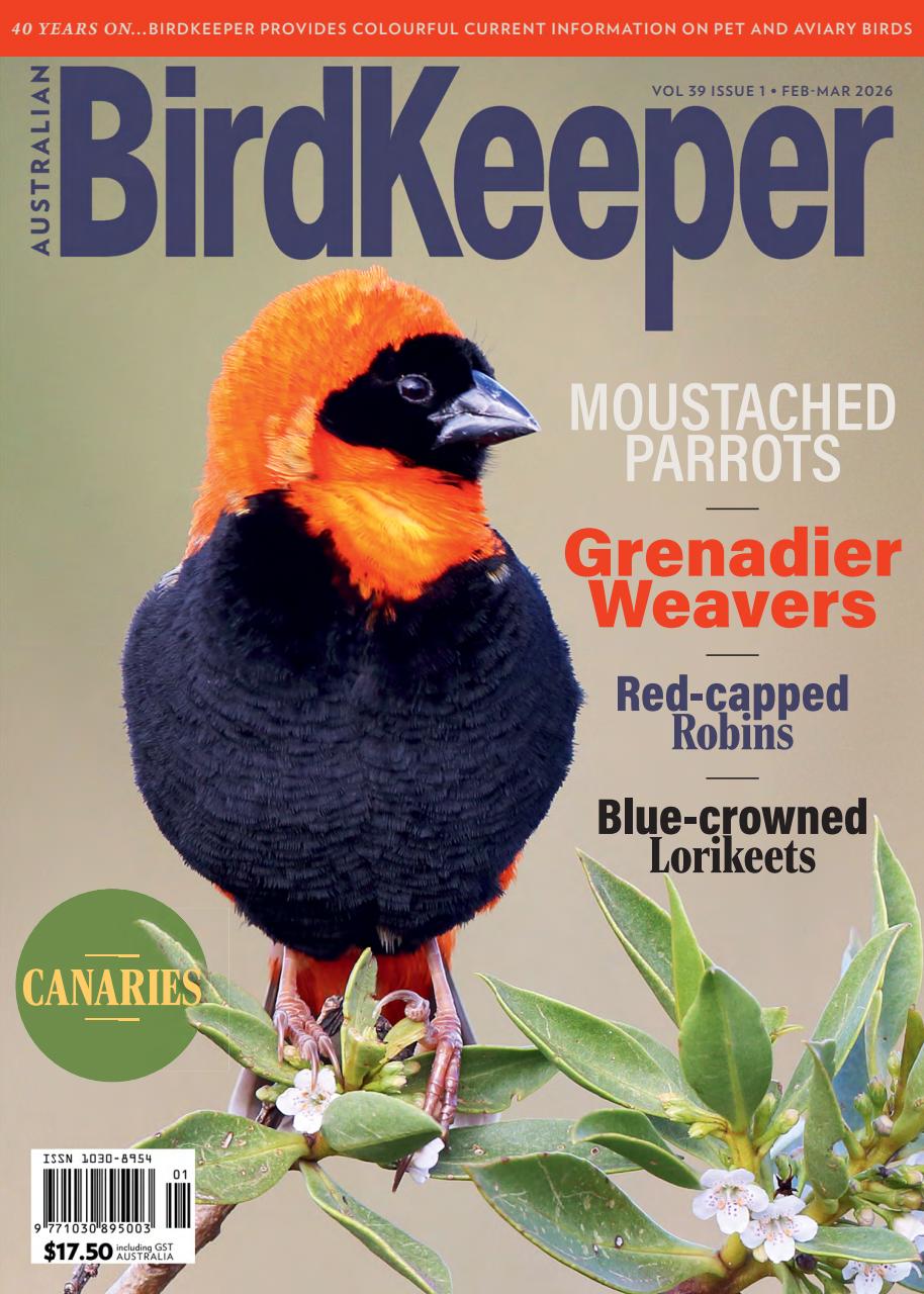 Australian Birdkeeper Magazine Preview Pages