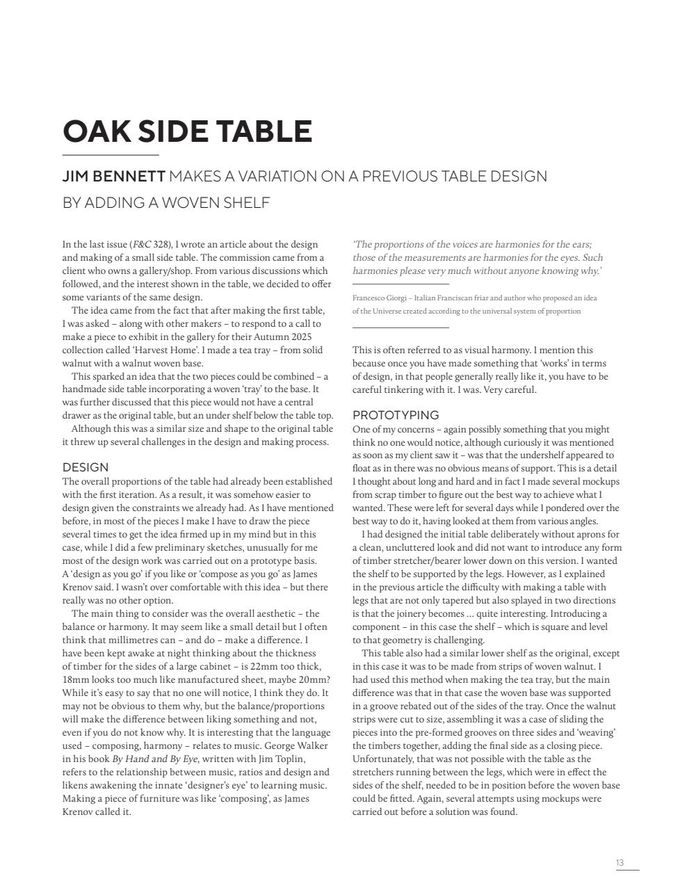 Furniture & Cabinetmaking Preview Pages