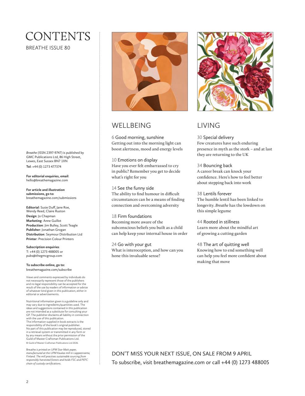 Breathe Preview Pages