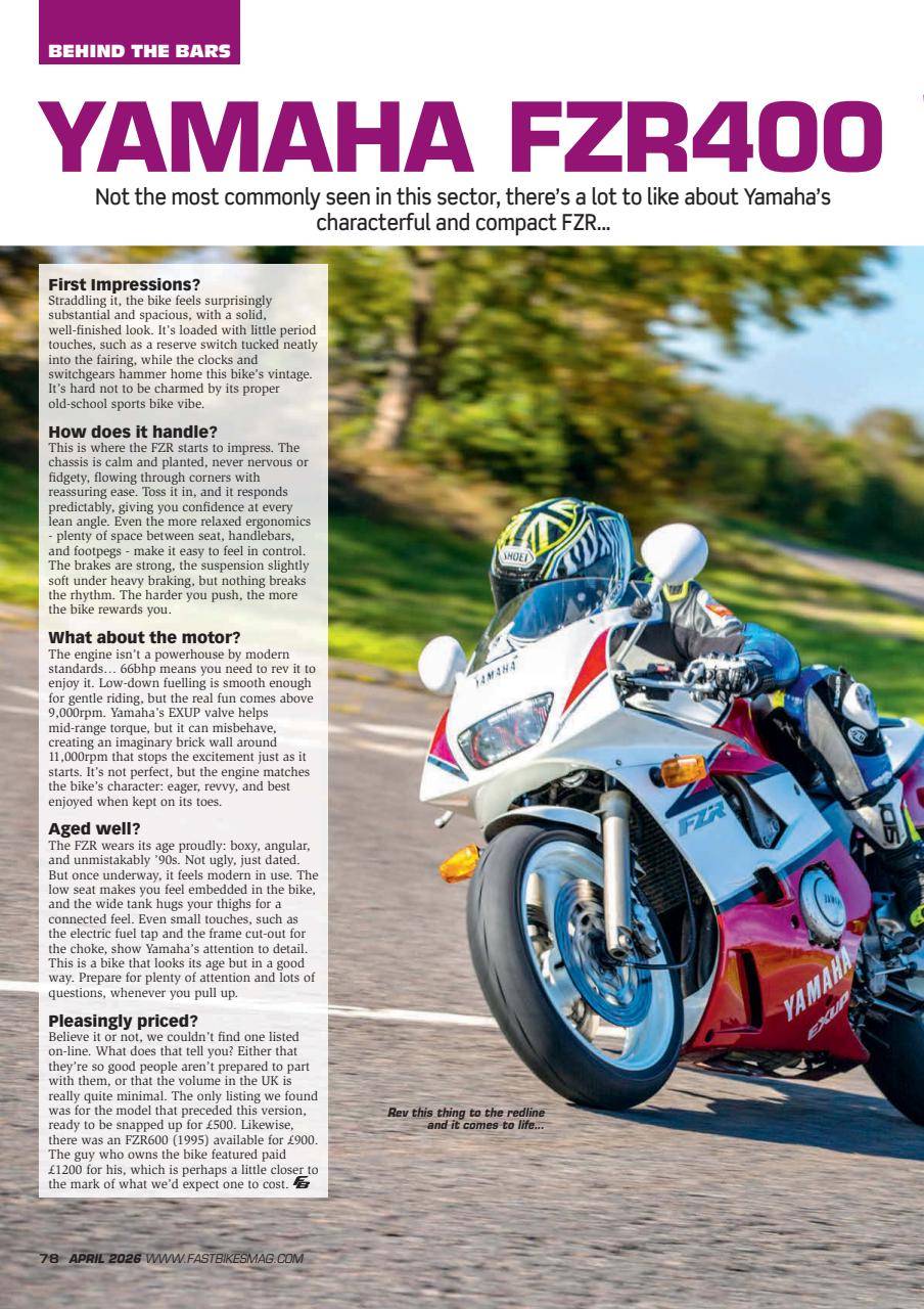 Fast Bikes Preview Pages