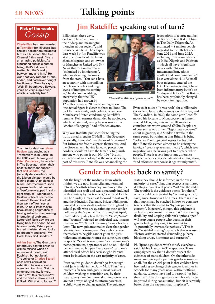 The Week Preview Pages