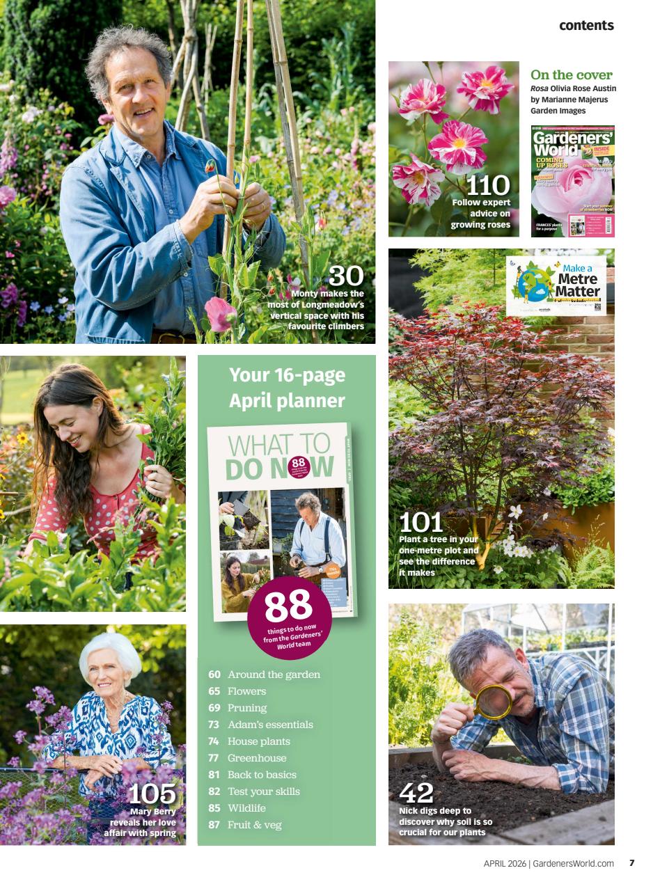 BBC Gardeners’ World Magazine Preview Pages