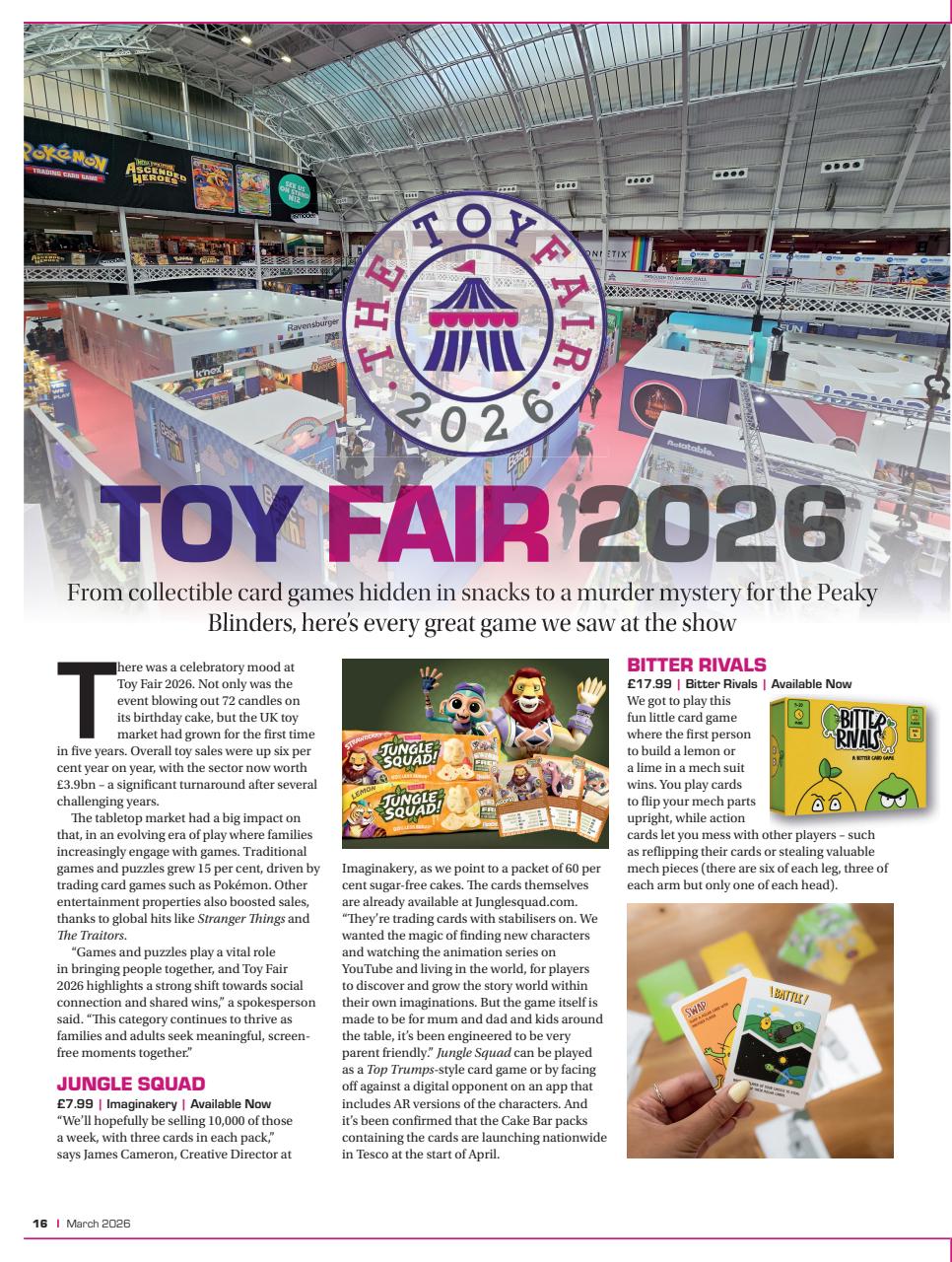 Tabletop Gaming Preview Pages