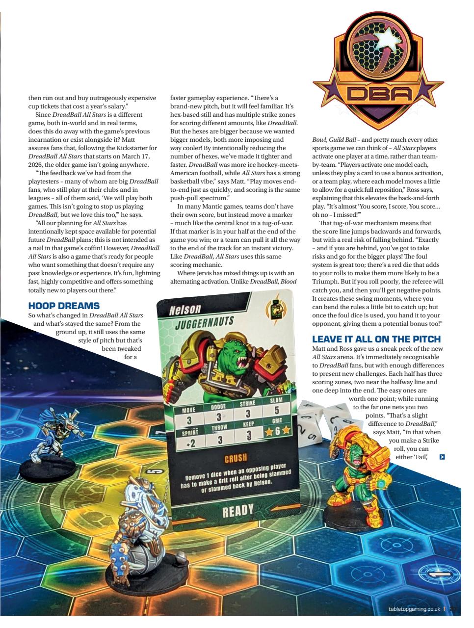 Tabletop Gaming Preview Pages