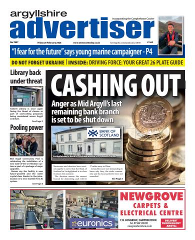 Argyllshire Advertiser issue Friday, February 20, 2026