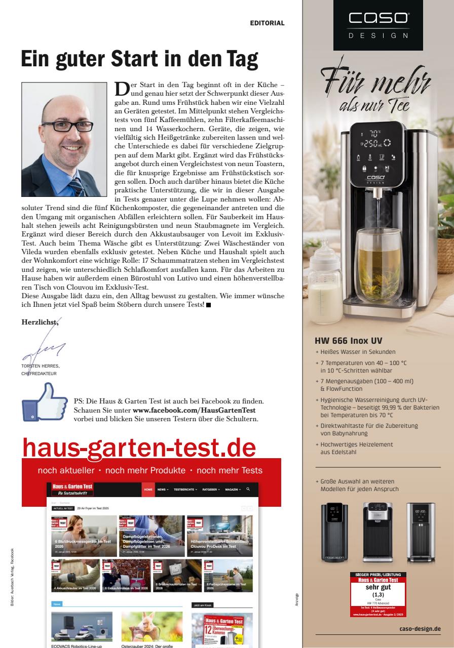 Haus & Garten Test Preview Pages