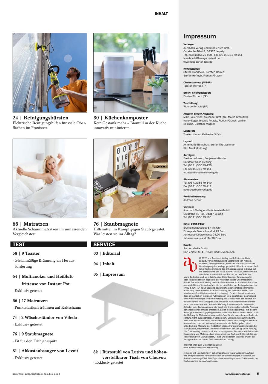 Haus & Garten Test Preview Pages