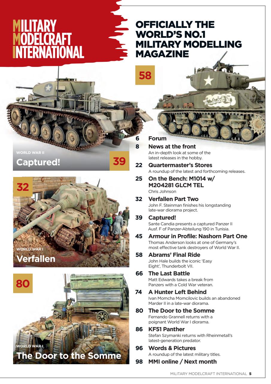 Military Modelcraft International Magazine - March 2026 Back Issue