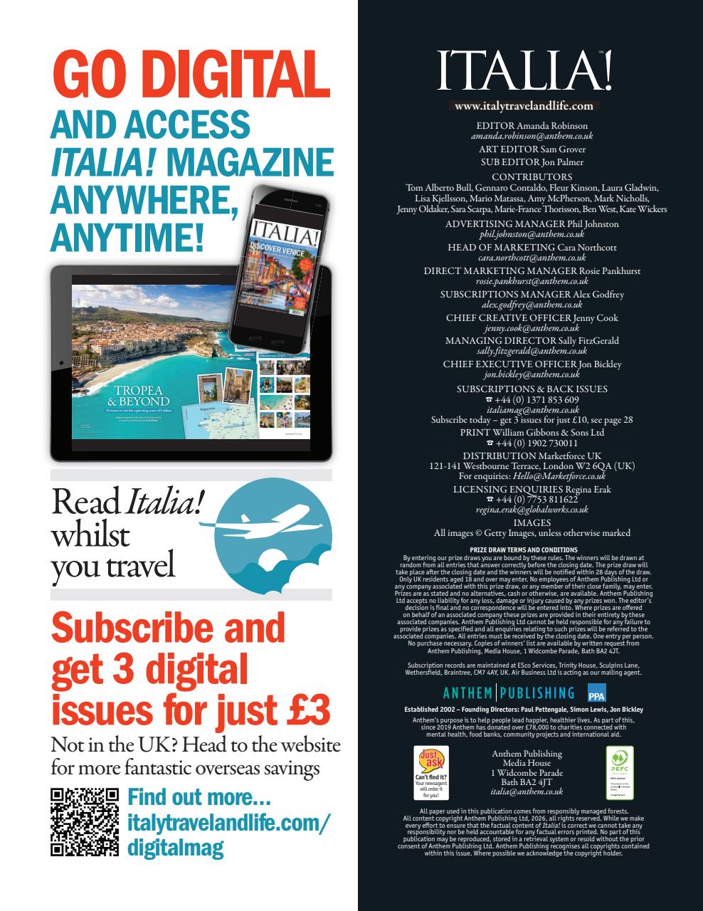 Italia! Preview Pages